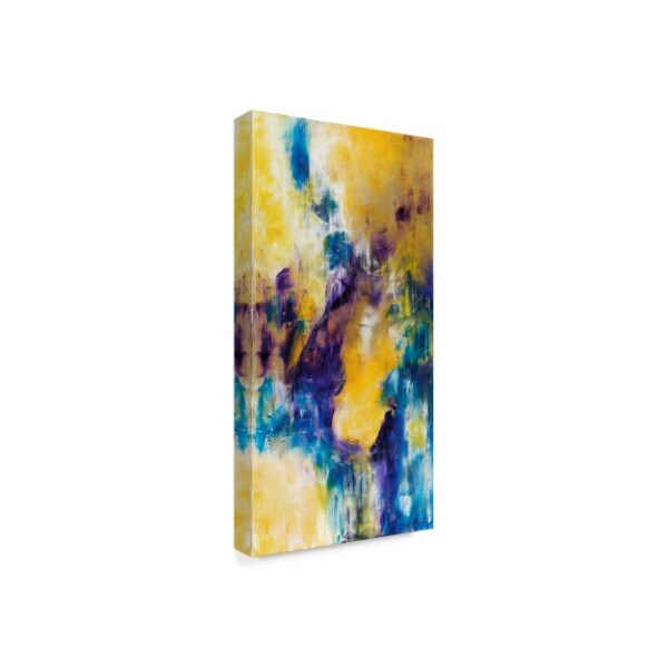 Aleta Pippin 'Through The Portal Yellow Blue.' Canvas Art,16x32